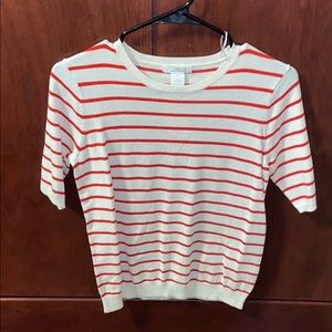 Striped light sweater